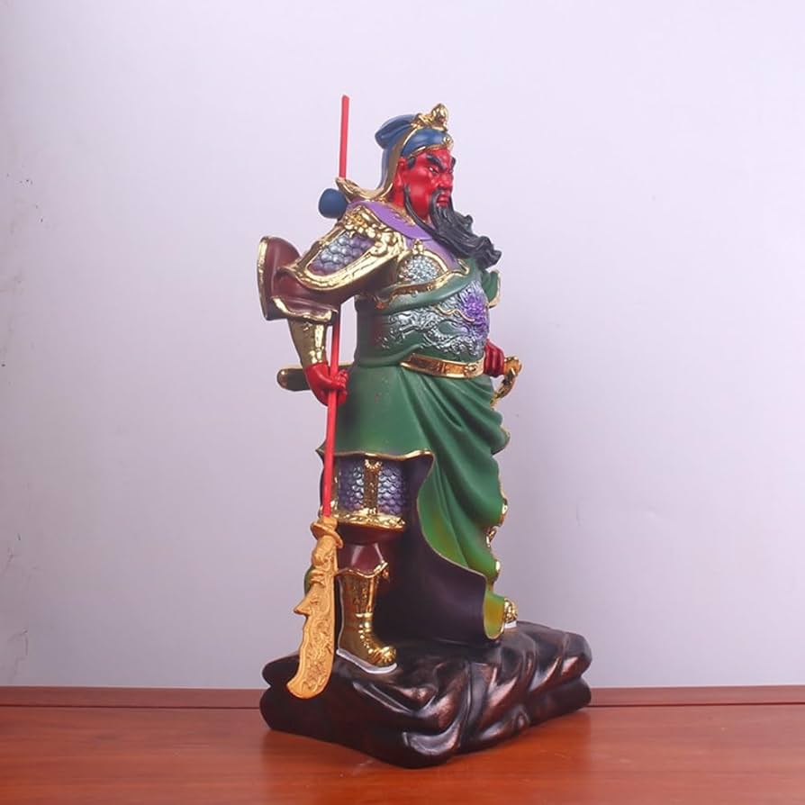 関羽像 19×14.5×41 関羽像 関林堂 河南省洛陽 中国[01983003331]の写真・イラスト